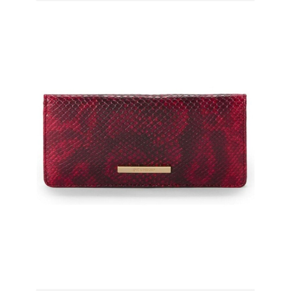 BRAHMIN Ady Wallet Red Opal
